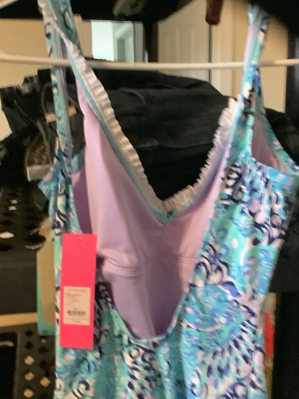 Lilly Pulitzer Light Aqua Spritz‎ Araza One-Piece